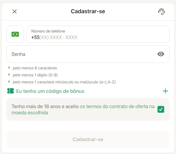 cassino com bonus sem depósito
